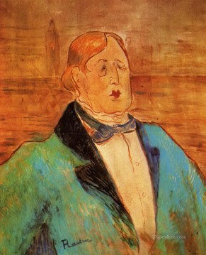 アンリ・ド・トゥールーズ・ロートレック Painting - オスカー・ワイルドの肖像 1895 トゥールーズ・ロートレック・アンリ・ド